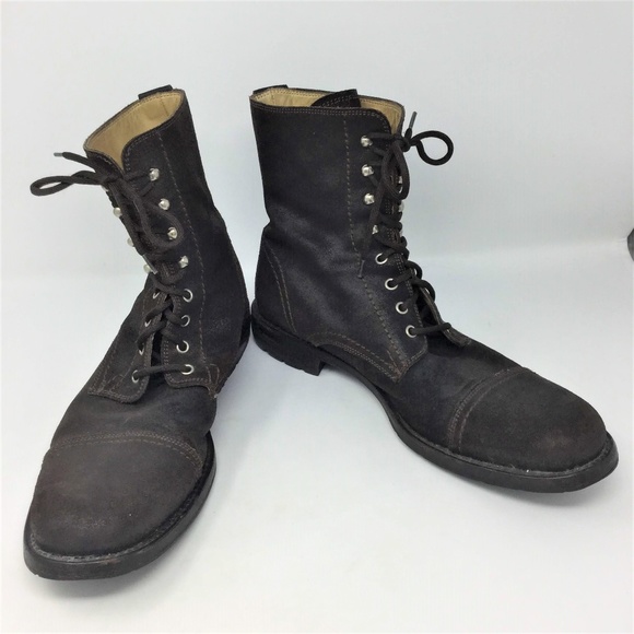 Dolce & Gabbana Other - Dolce & Gabbana Boots Brown Distressed Leather 9